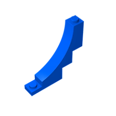 GOBRICKS GDS-718  Arch 1 x 5 x 4 Inverted - YWOBB