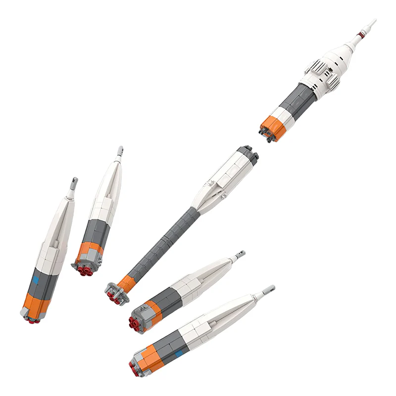 GOBRICKS MOC 34825 Ultimate Soyuz Rocket collection [1:110 Scale] - YWOBB