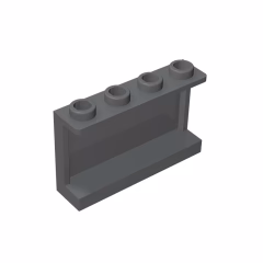 GOBRICKS GDS-787 Panel 1 x 4 x 2 with Side Supports - Hollow Studs - YWOBB