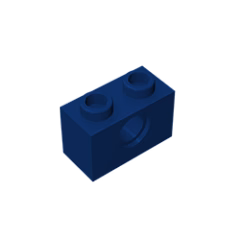 GOBRICKS GDS-623  Brick 1 x 2 with Hole - YWOBB