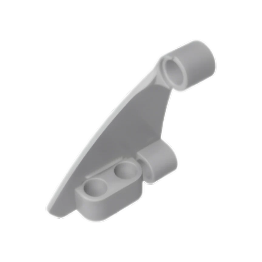 GOBRICKS GDS-90152 Technic Panel Curved #63 5 x 4 Tapered Left - YWOBB