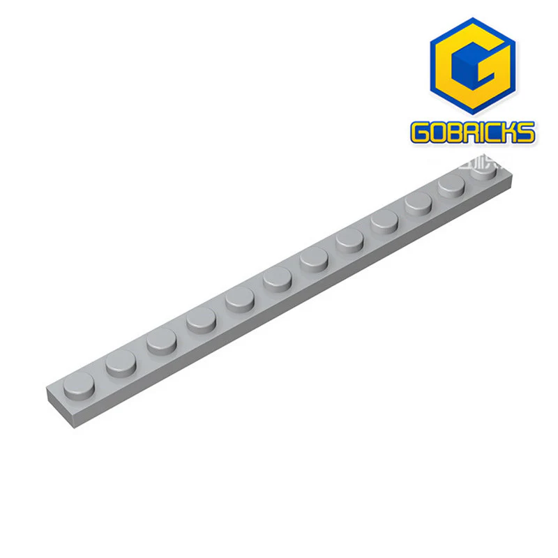 GOBRICKS GDS-508 Plate 1 x 12 - YWOBB