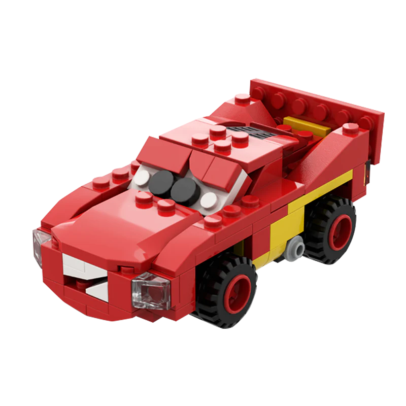 GOBRICKS MOC 139587 Lightning McQueen - YWOBB