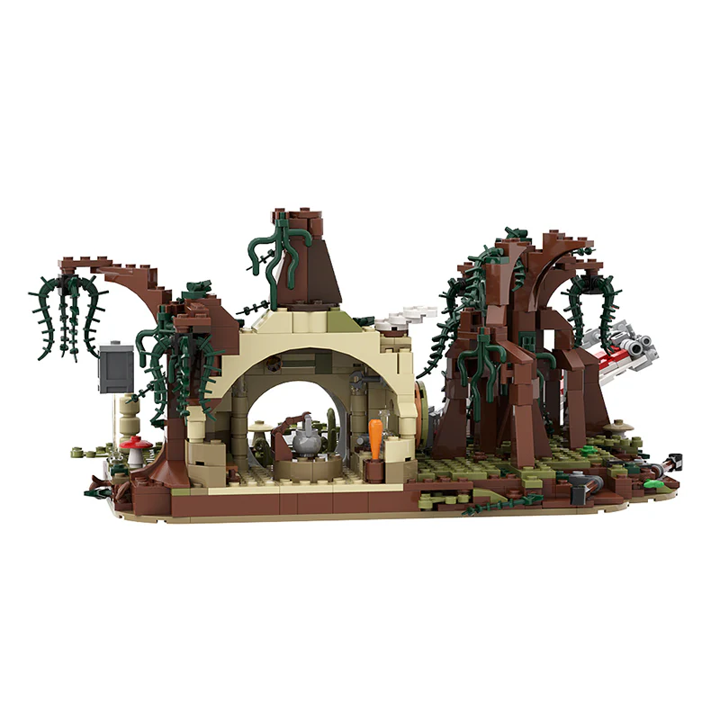 GOBRICKS MOC 19522 Dagobah playset - YWOBB