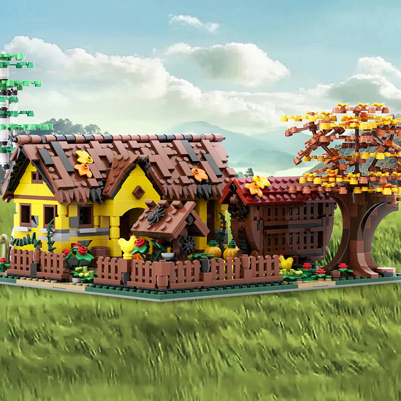GOBRICKS MOC 130082 Old Country House - YWOBB