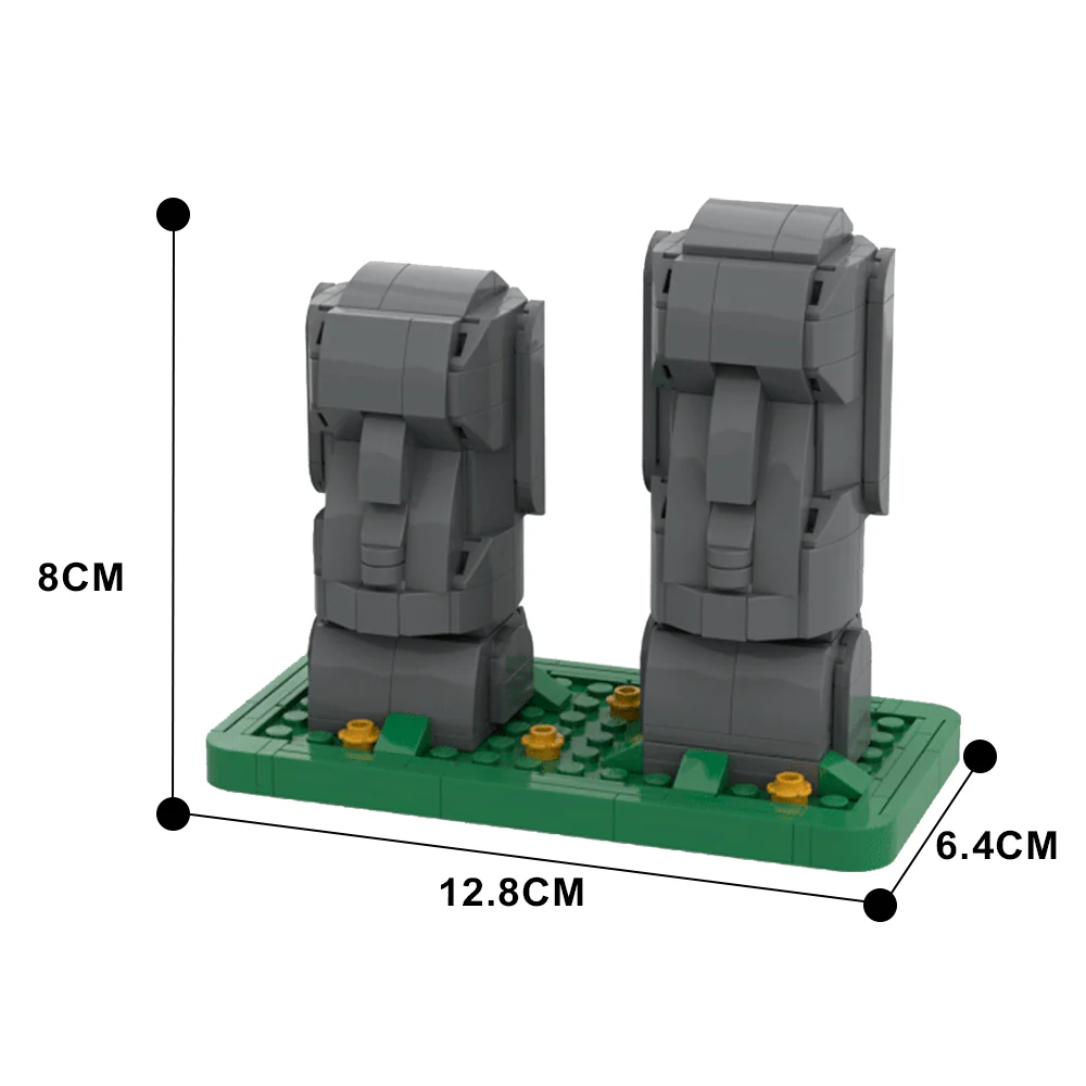 GOBRICKS MOC 40120 Moai - YWOBB