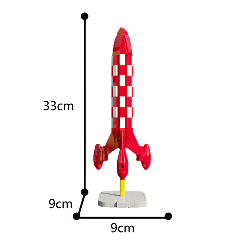 GOBRICKS MOC 39001 Tintin Moon Rocket - YWOBB
