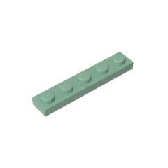 GOBRICKS GDS-90026 Plate 1 x 5 - YWOBB