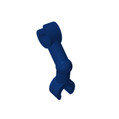 GOBRICKS GDS-1216 Arm Skeleton, Bent with Clips at 90 degrees - YWOBB