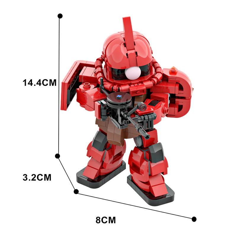 GOBRICKS MOC 52507 ZAKU II - YWOBB