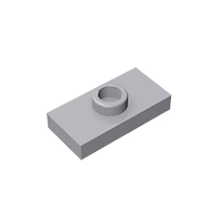 GOBRICKS GDS-803  Modified 1 x 2 with 1 Stud with Groove and Bottom Stud Holder - YWOBB