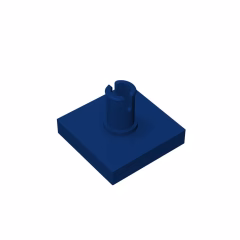 GOBRICKS GDS-932 Tile, Modified 2 x 2 with Pin - YWOBB