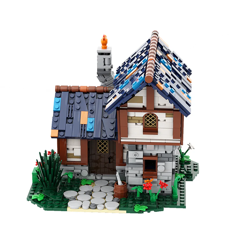 GOBRICKS MOC A0822 Farm Cottage - YWOBB