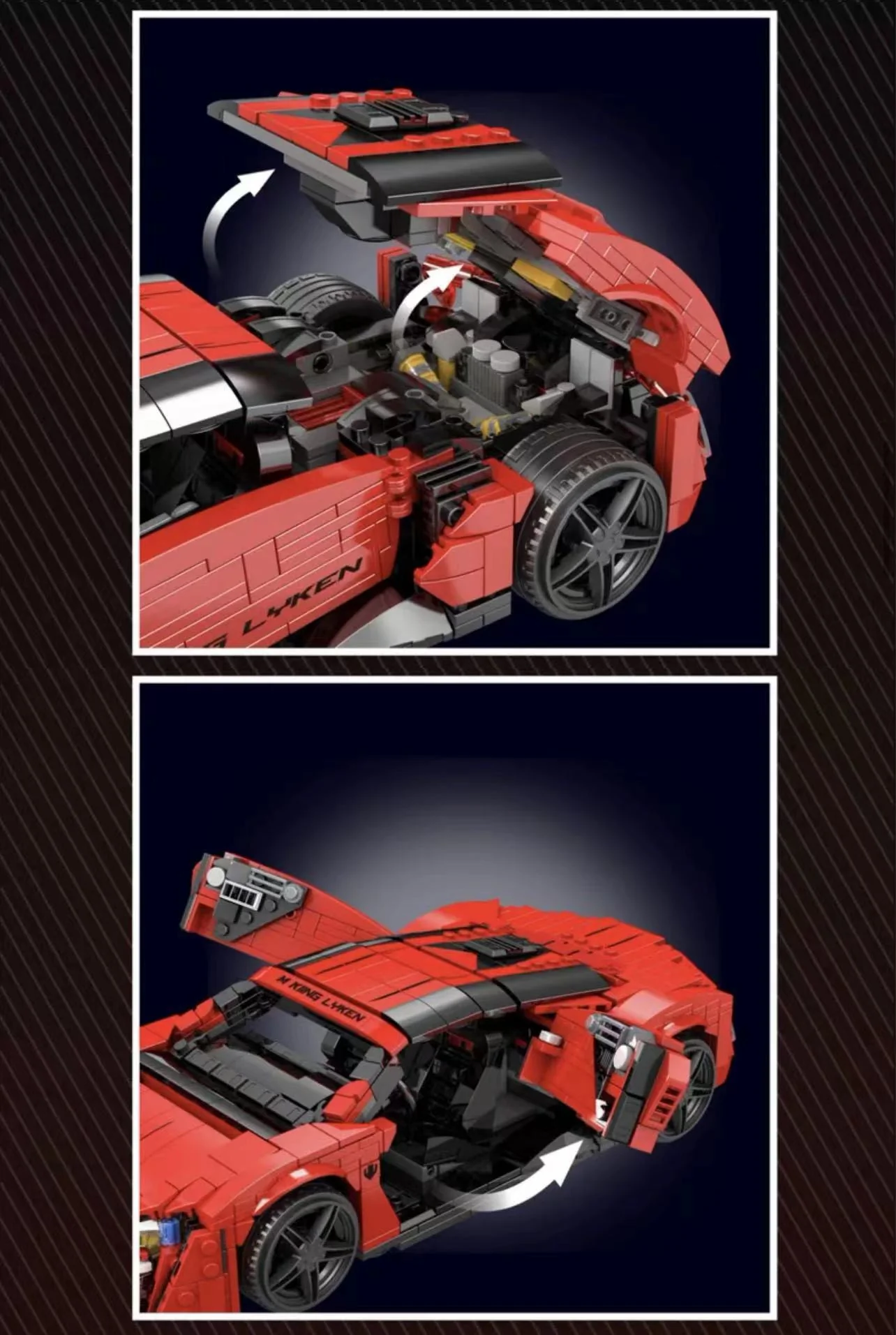 Mould King 10117 Lycan Sports Car - YWOBB