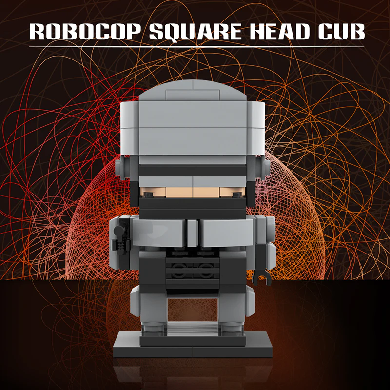 GOBRICKS MOC A0434 Robo Police Chief - YWOBB