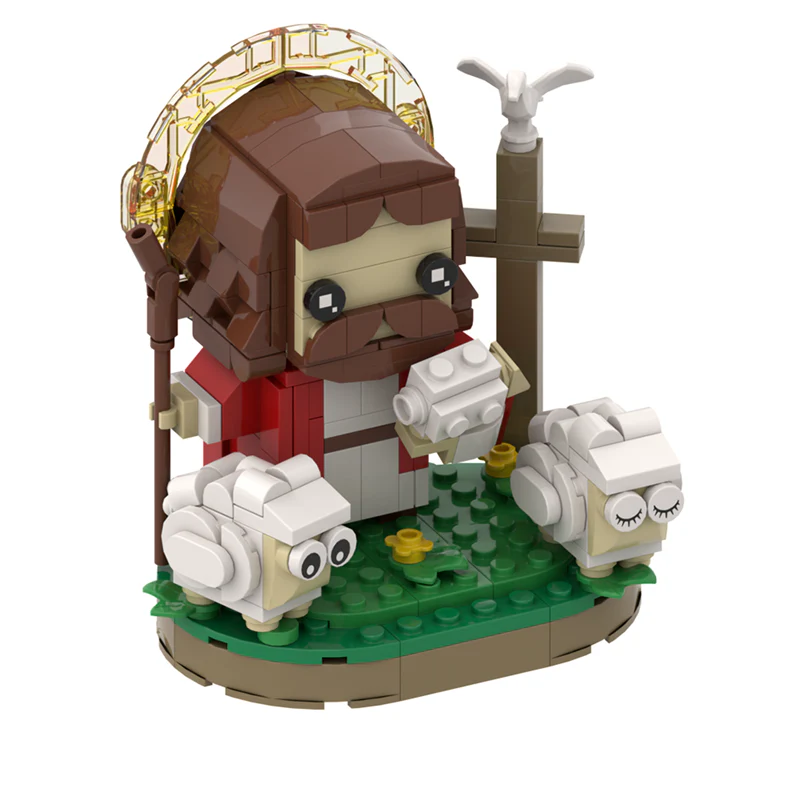 GOBRICKS MOC A0681 Creative Series-Shepherd Jesus - YWOBB
