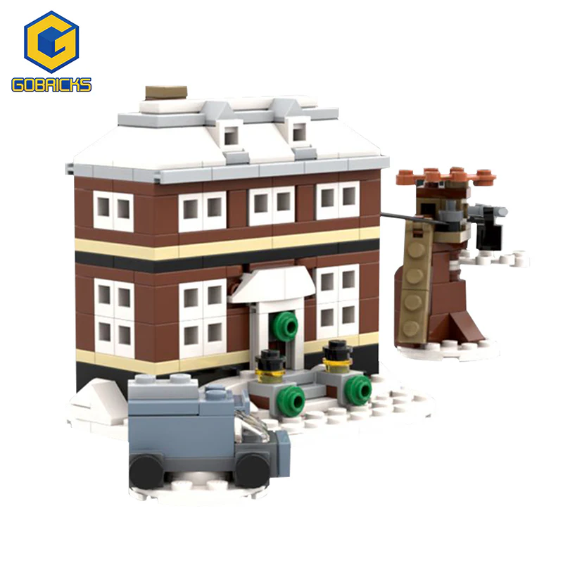 GOBRICKS MOC 102462 The Microscale McCallister House - YWOBB