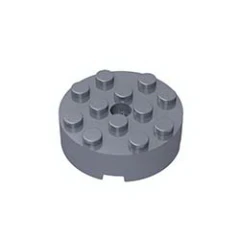 GOBRICKS GDS-952 Brick, Round 4 x 4 with Hole - YWOBB
