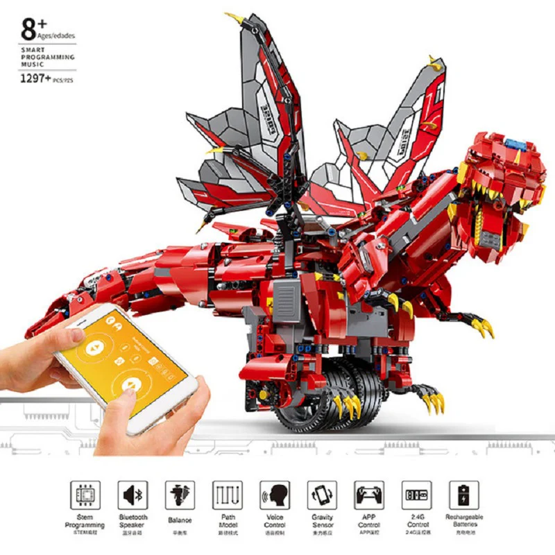 Mould King 13031 The RC balance Dragon - YWOBB