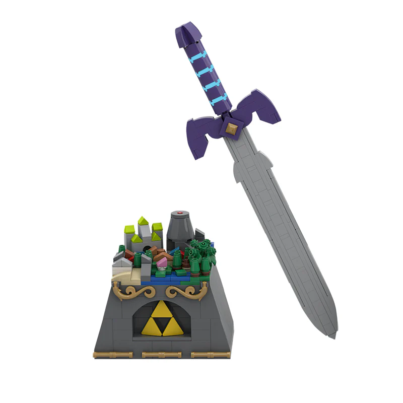 GOBRICKS MOC 36344 Zelda MOC: The Master Sword & Dark Link Sword - YWOBB