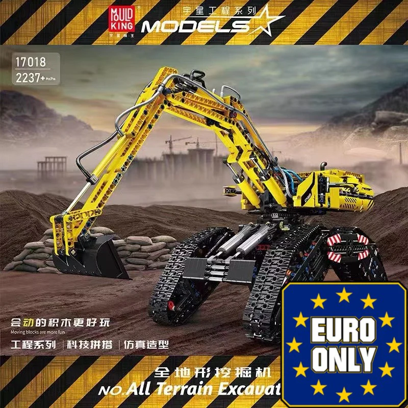 Mould King 17018 RC All Terrain Excavator OVP EU Warehouse Version - YWOBB