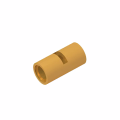 GOBRICKS GDS-887 Pin Connector Round 2L with Slot - YWOBB
