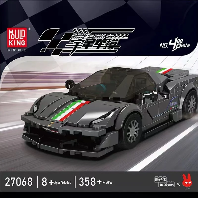 Mould King 27068 Mini Racing Cars - YWOBB