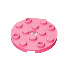 GOBRICKS GDS-841 Round 4 x 4 with Hole - YWOBB