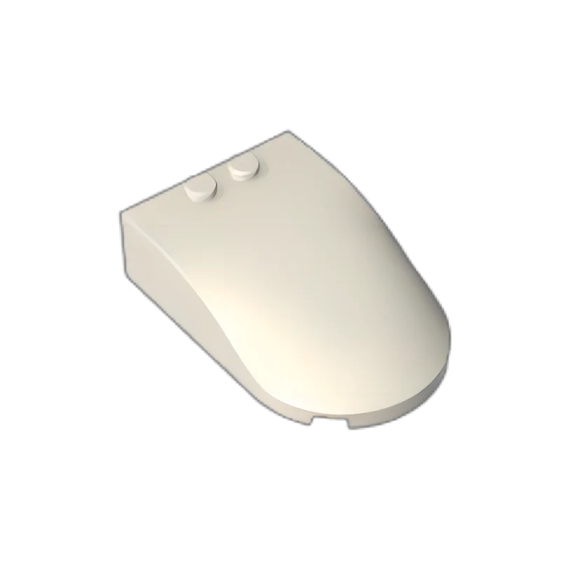 GOBRICKS GDS-21121 Windscreen 6 x 4 x 1 1/3 Canopy Straight Sides - YWOBB