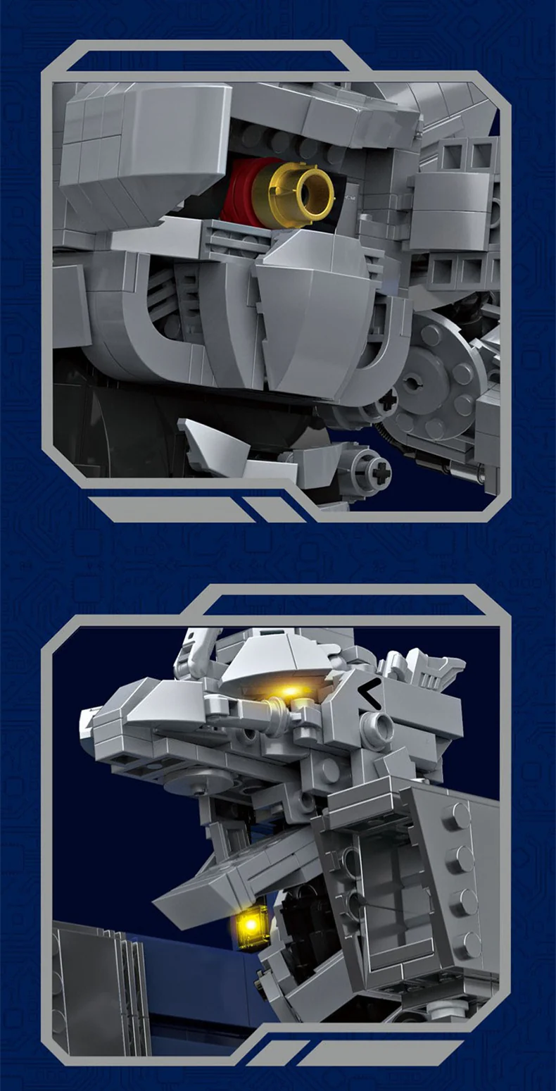 SixSix Bricks 991 Mechanical Godzilla - YWOBB
