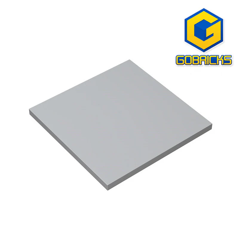 GOBRICKS GDS-1116 Tile 6 x 6 with Bottom Tubes - YWOBB