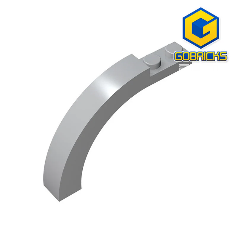 GOBRICKS GDS-720 Arch 1 x 6 x 3 1/3 Curved Top - YWOBB