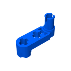 GOBRICKS GDS-966 Modified Crank / Pin 1 x 3 - Axle Holes - YWOBB