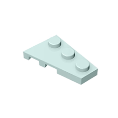 GOBRICKS GDS-547 Plate 3 x 2 Right - YWOBB