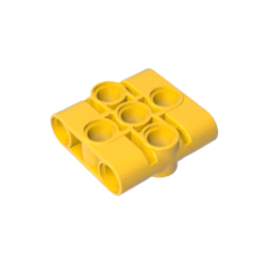GOBRICKS GDS-1537 Pin Connector Block Liftarm 1 x 3 x 3 - YWOBB
