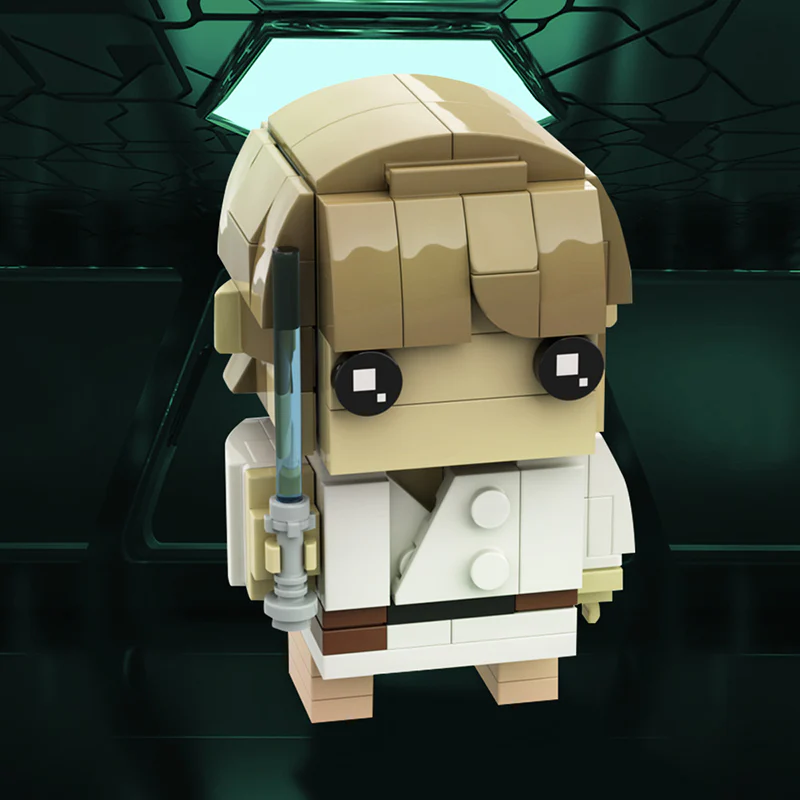 GOBRICKS MOC 138590 Luke Skywalker getting a lightsaber - YWOBB