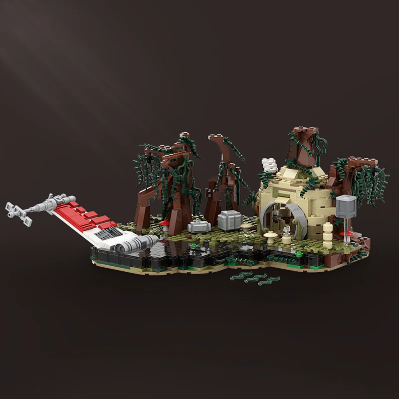 GOBRICKS MOC 19522 Dagobah playset - YWOBB