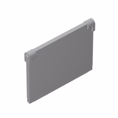 GOBRICKS GDS-878 Glass for Window 1 x 4 x 3 - Opening - YWOBB