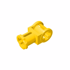 GOBRICKS GDS-931 Axle Connector with Axle Hole - YWOBB
