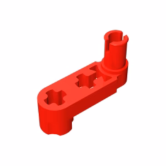 GOBRICKS GDS-966 Modified Crank / Pin 1 x 3 - Axle Holes - YWOBB