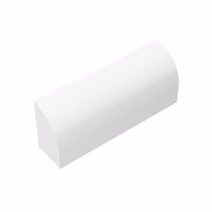 GOBRICKS GDS-863 Curved 1 x 4 x 1 1/3 - YWOBB