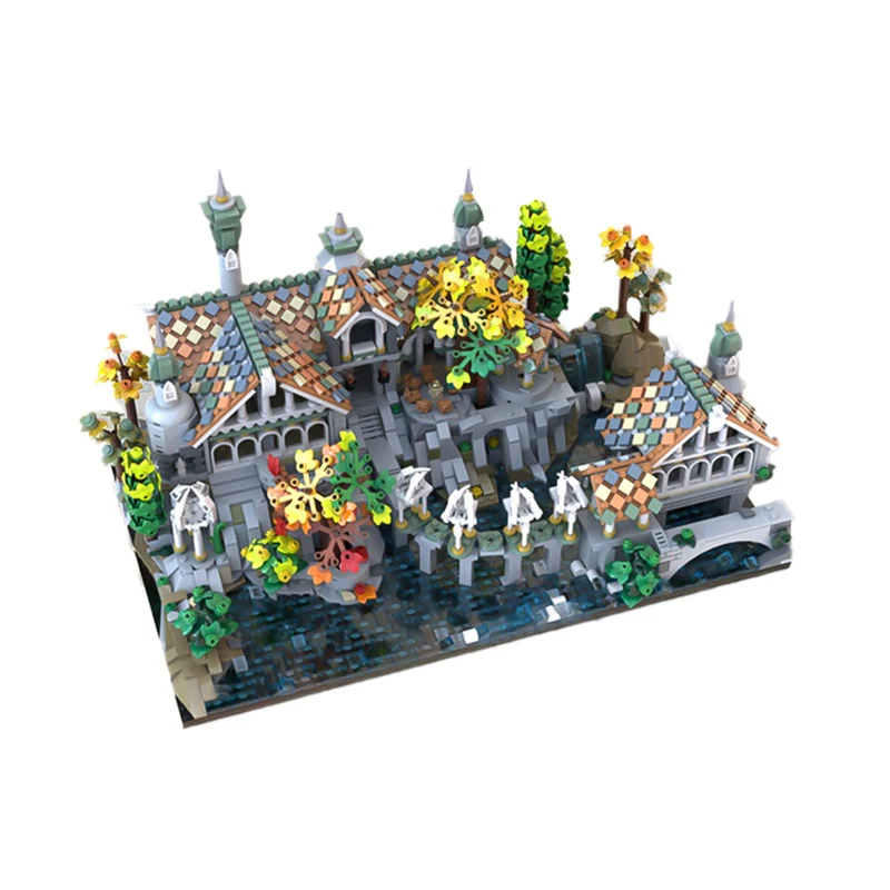 GOBRICKS MOC 182098 Rivendell - YWOBB