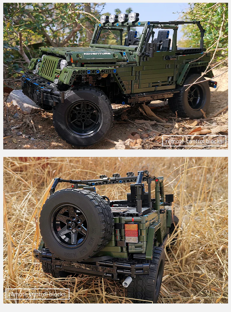 Mould King 13124 1:8 WRANGLER - YWOBB