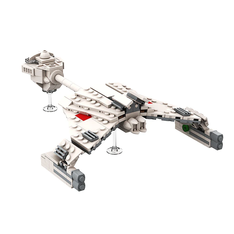 GOBRICKS MOC A0907 Star Trek - Klingon D7 Battlecruiser - YWOBB