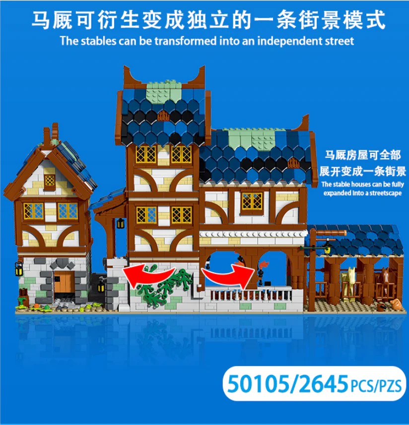 Mork 50105 Medieval Town Stable - YWOBB