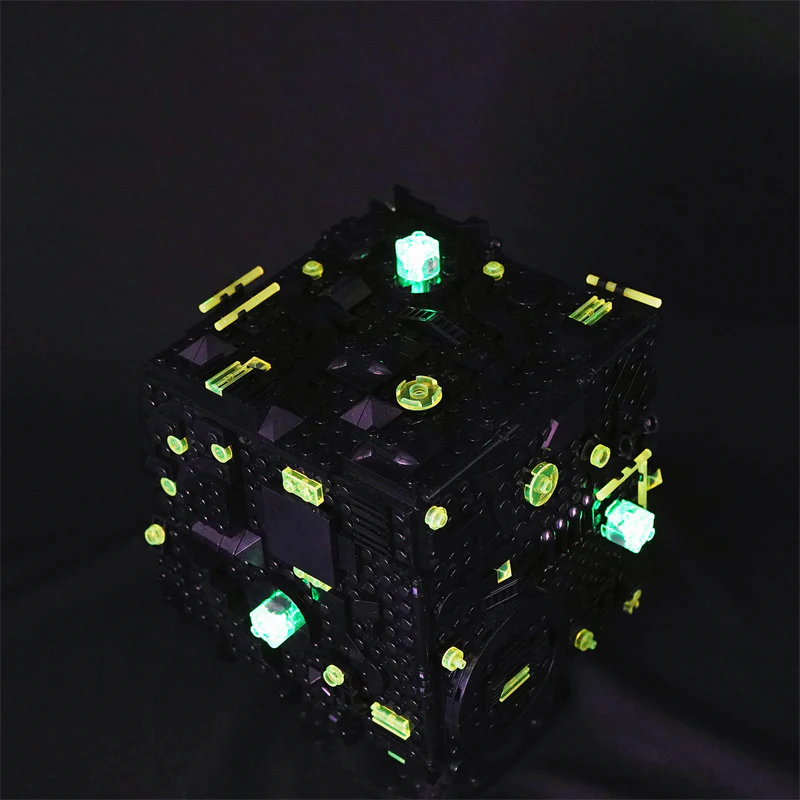 YOURBRICKS 60001 Star Trek Borg Cube with Lights - YWOBB