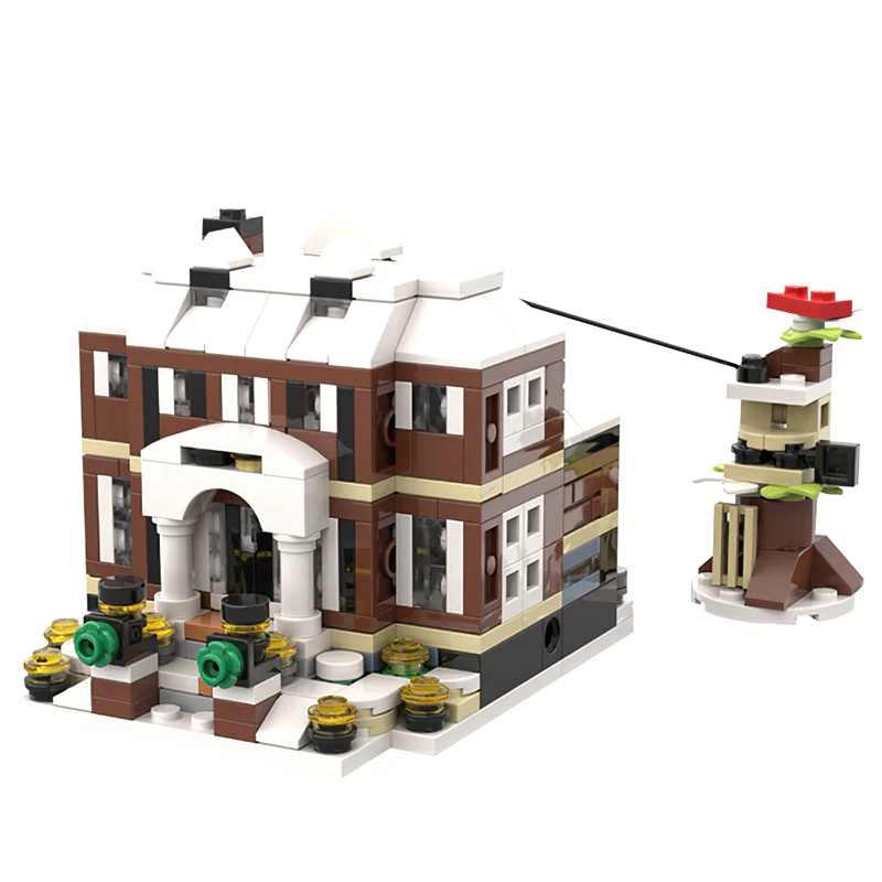 GOBRICKS MOC 125387 Mini 21330 Home Alone House - YWOBB