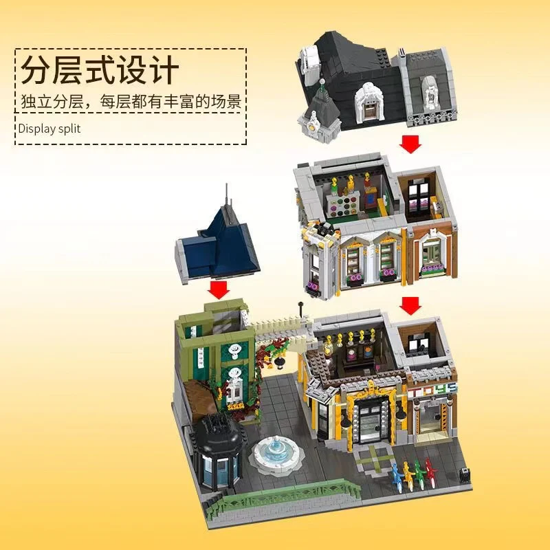 JIE STAR 89112 Toys Store Afol Square - YWOBB