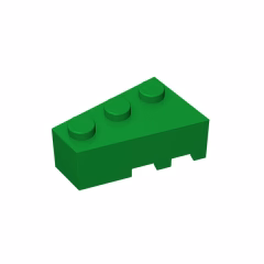 GOBRICKS GDS-594 Wedge 3 x 2 Left - YWOBB
