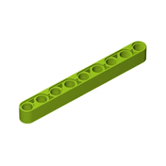 GOBRICKS GDS-666 Liftarm Thick 1 x 9 - YWOBB